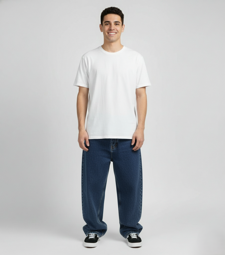 Den Graaf® | Wijde oversized baggy skater stijl spijkerbroek