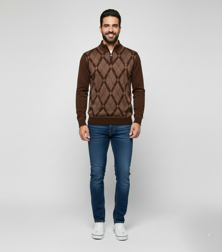 Den Graaf® | Half-Zip Herentrui