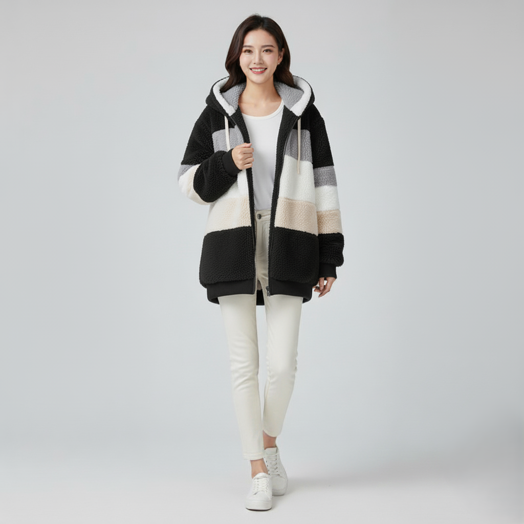 Den Graaf® | Gewatteerd jas met fleecevoering