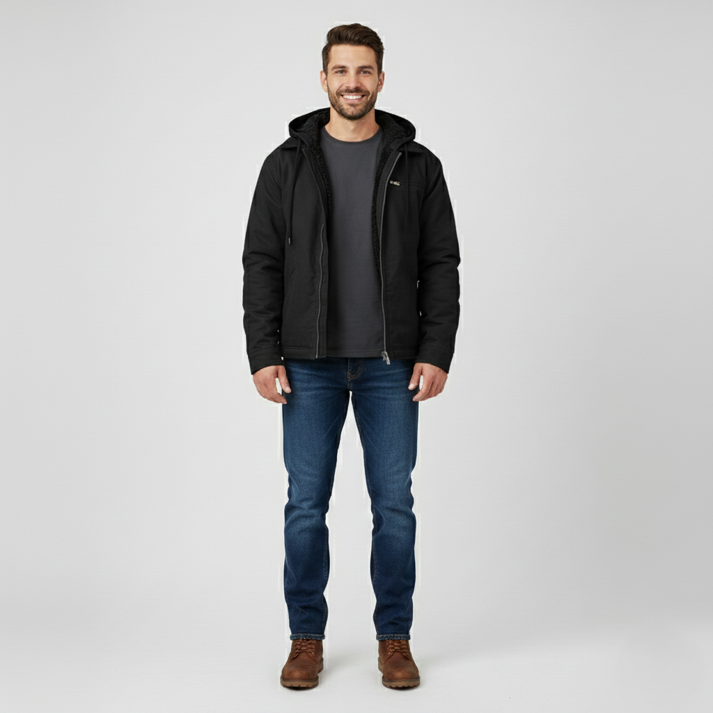 Den Graaf® | Vest met ritssluiting en capuchon