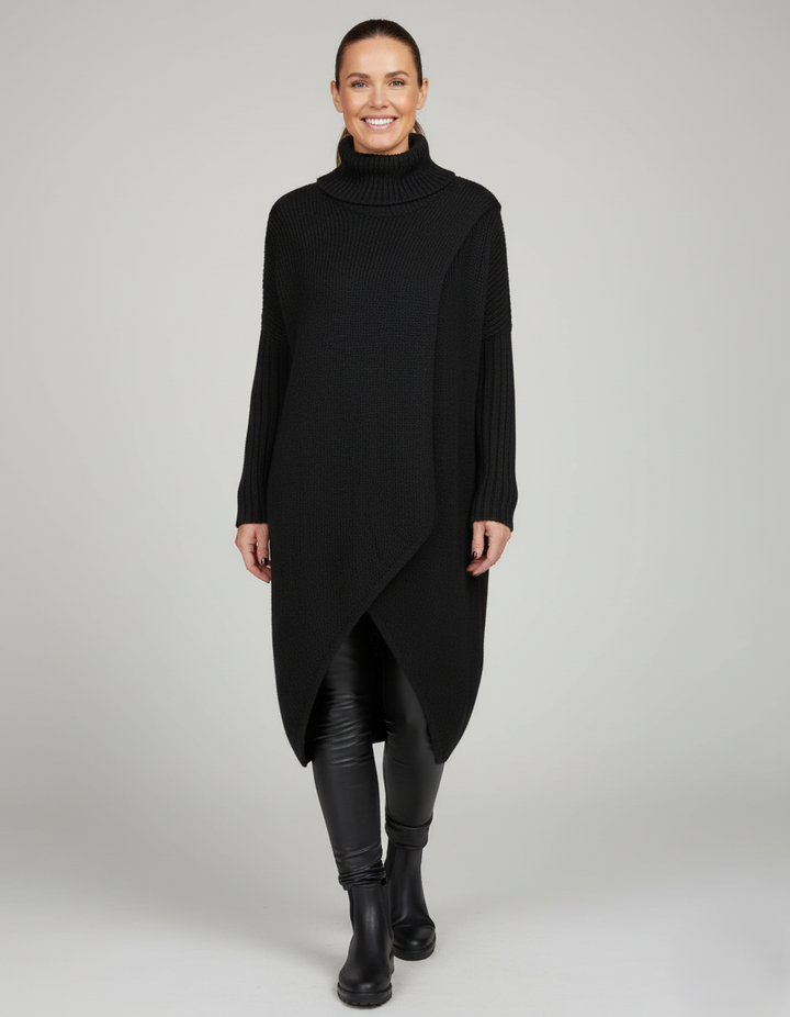 Den Graaf® | Trui met hoge hals en lange mouwen