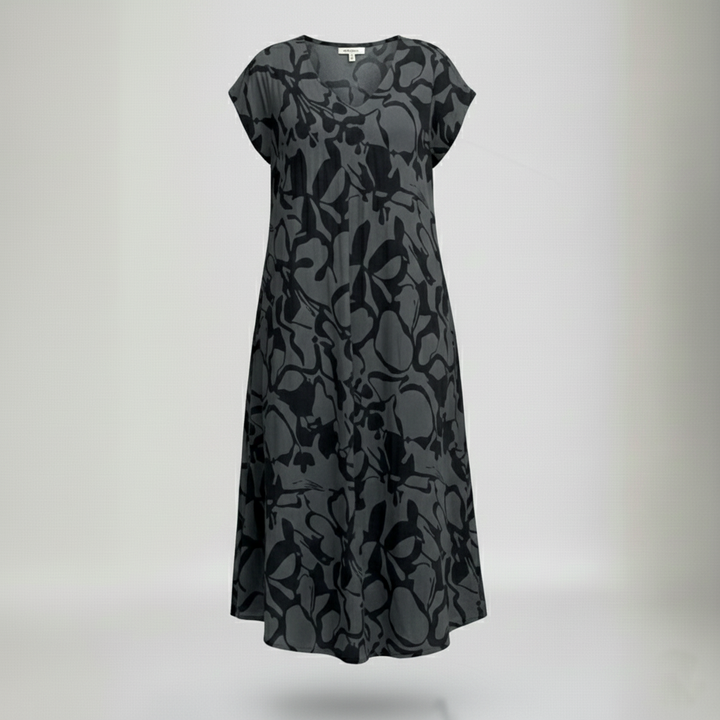 Den Graaf® | Zomer jurk met ronde hals en mooie print