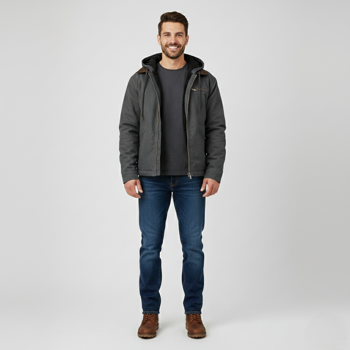 Den Graaf® | Vest met ritssluiting en capuchon