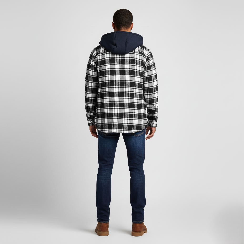 Den Graaf® | Geruite jas met rits