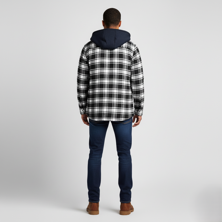 Den Graaf® | Geruite jas met rits