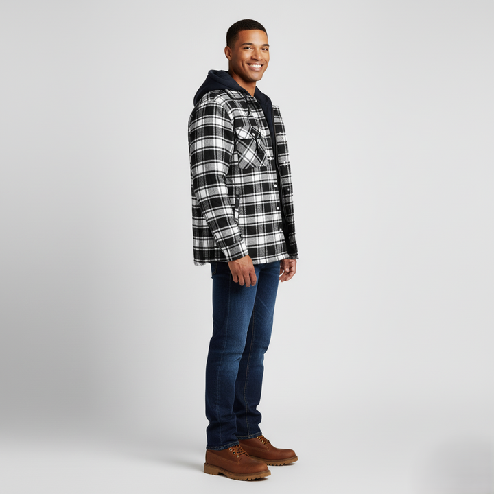 Den Graaf® | Geruite jas met rits