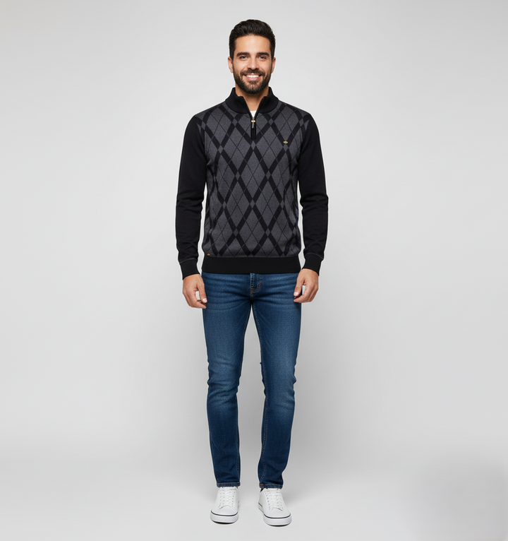 Den Graaf® | Half-Zip Herentrui