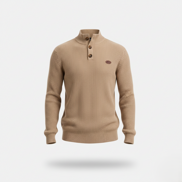 Den Graaf® | Herentrui Met Knoopdesign