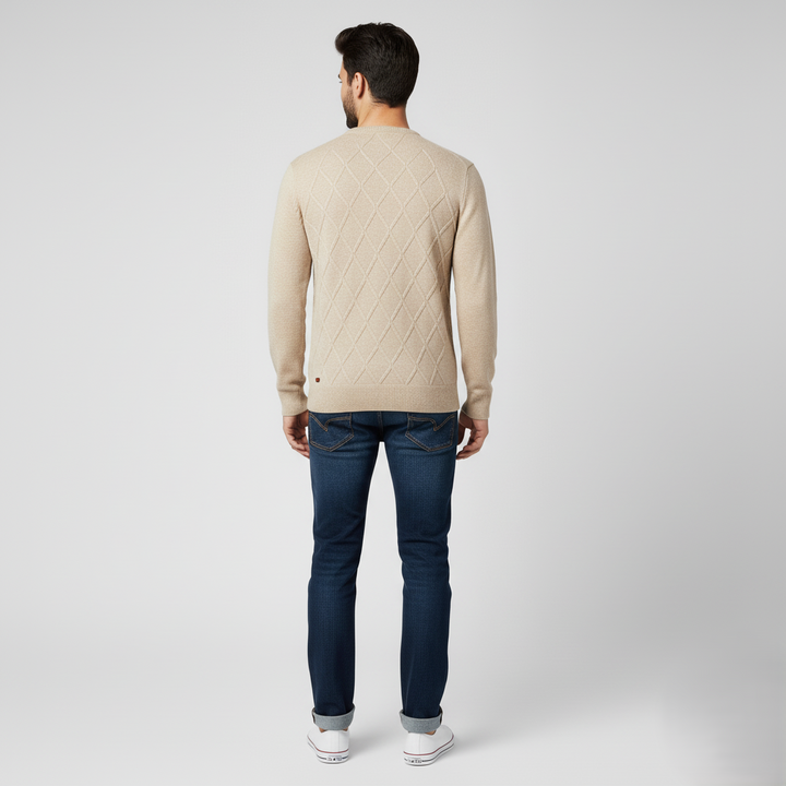 Den Graaf® | Herentrui Met Ruit Design