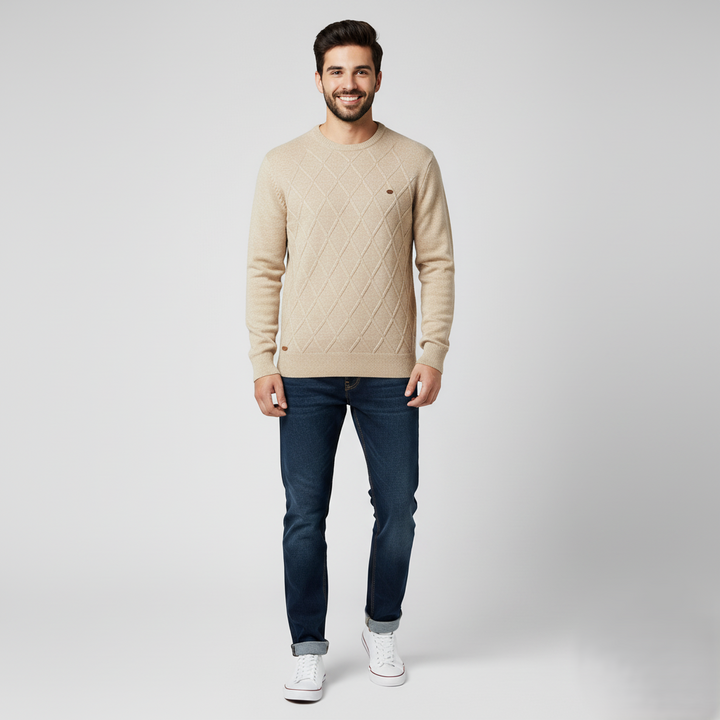 Den Graaf® | Herentrui Met Ruit Design