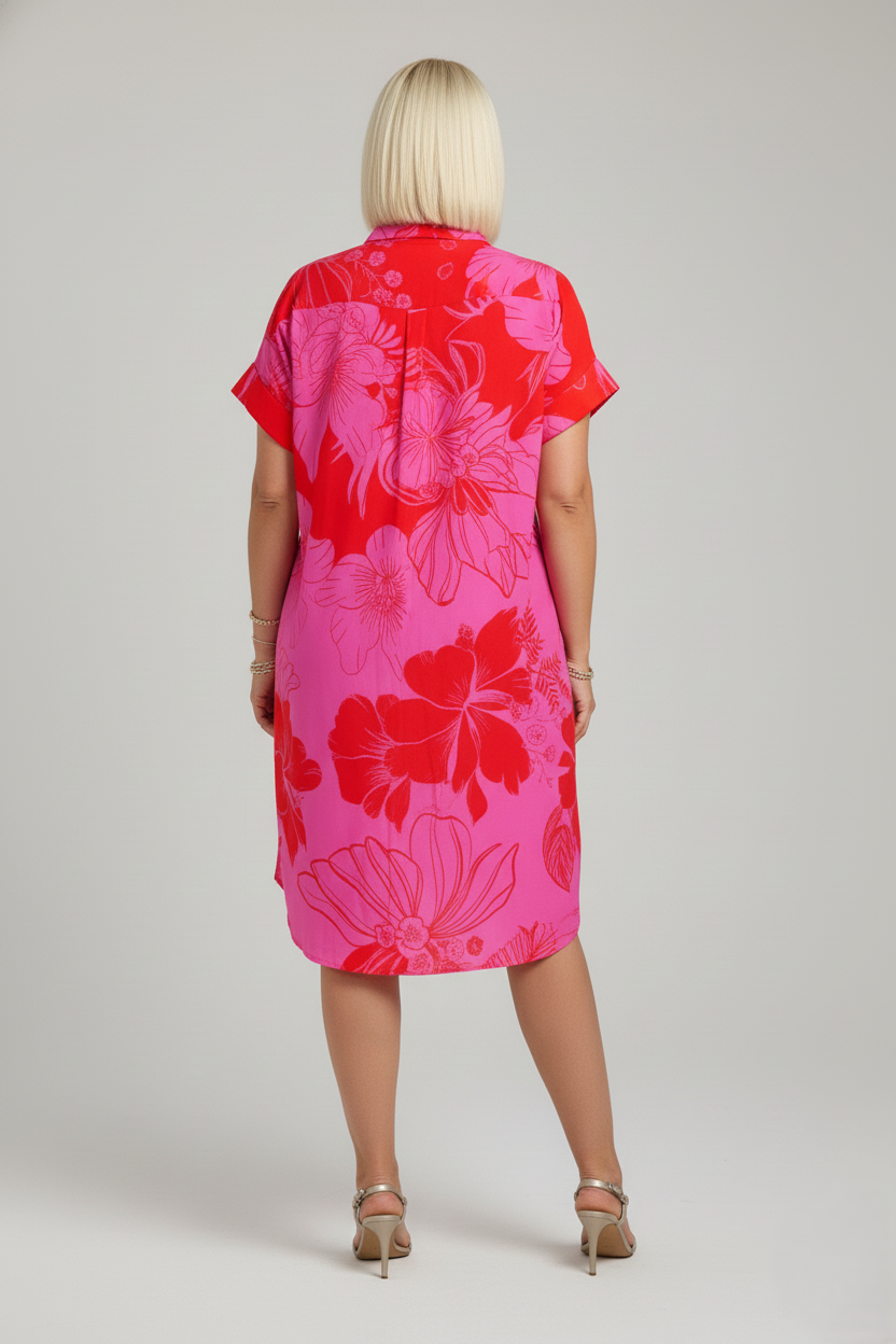 Den Graaf® | Jurk met bloemenprint