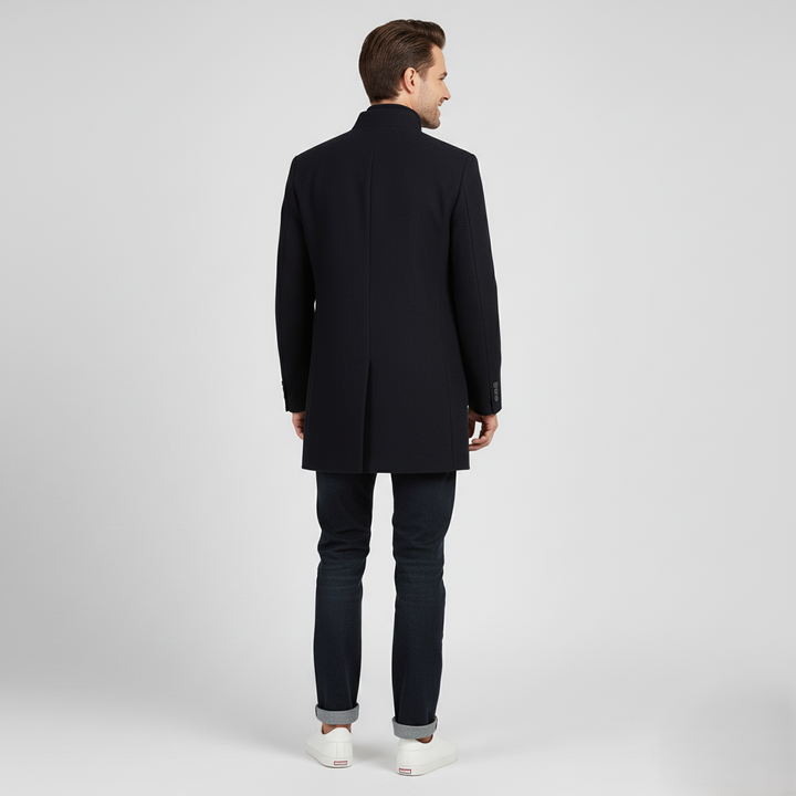 Den Graaf® | Kaasjmier-wollen heren trenchcoat