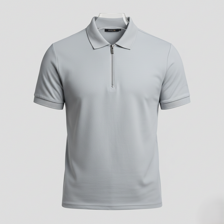 Den Graaf® | Klassieke Rits Polo Shirt