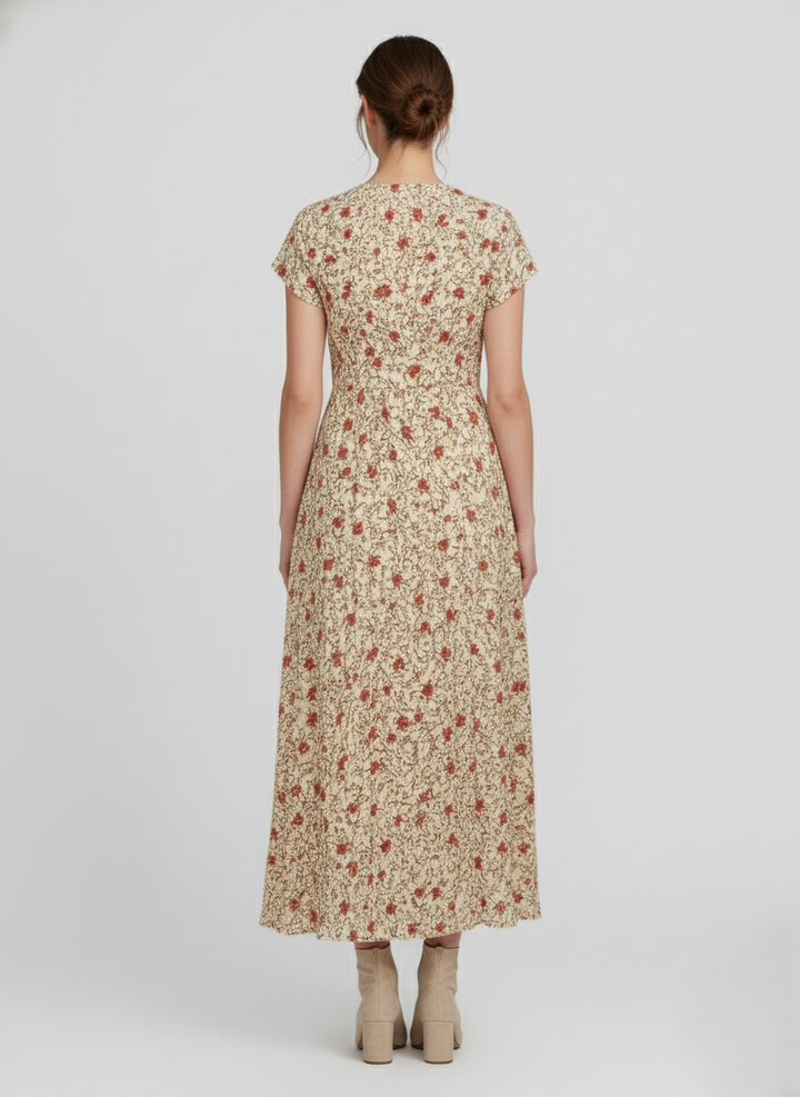 Den Graaf® | Luchtige boho maxi-jurk met bijpassende riem