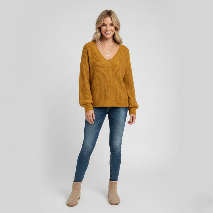 Den Graaf® | Luxe kasjmier trui met V-hals Perfect voor dagelijks gebruik