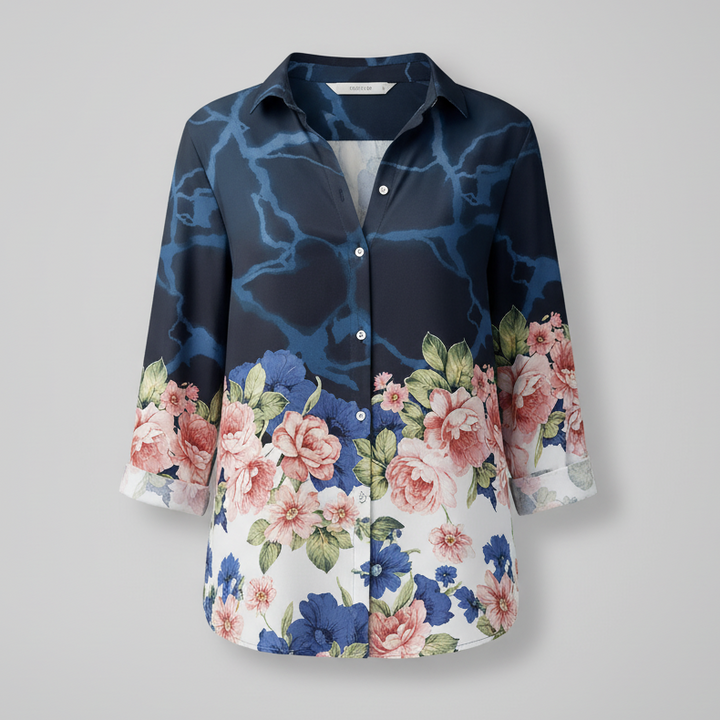 Den Graaf® | MODIEUS BEDRUKTE BLOUSE