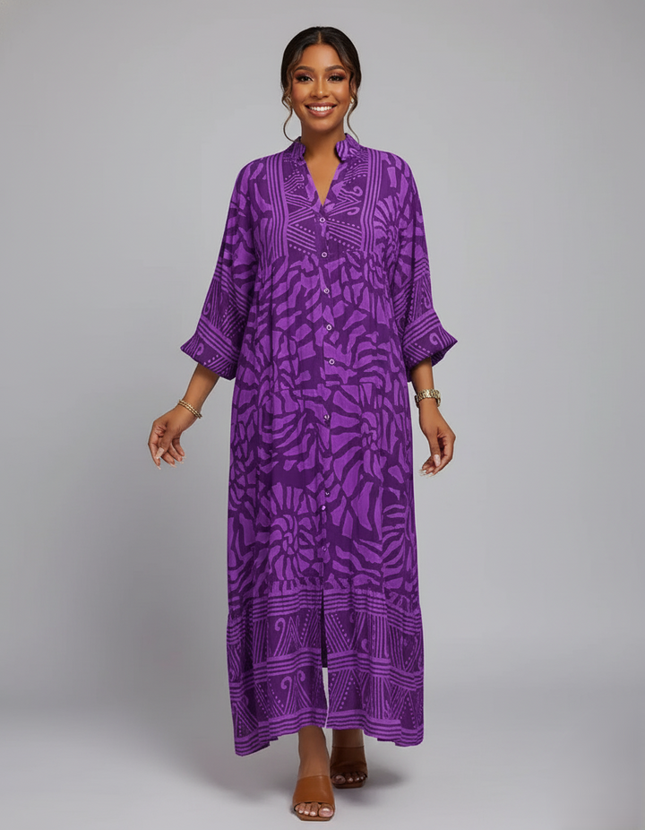 Den Graaf® | Maxi jurk met print