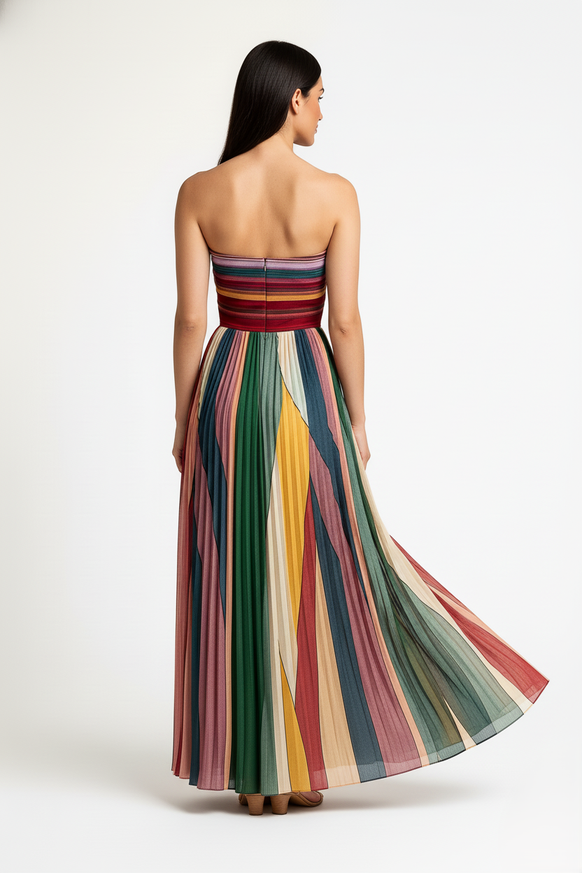 Den Graaf® | Modieuze Kleurrijke Lente Jurk