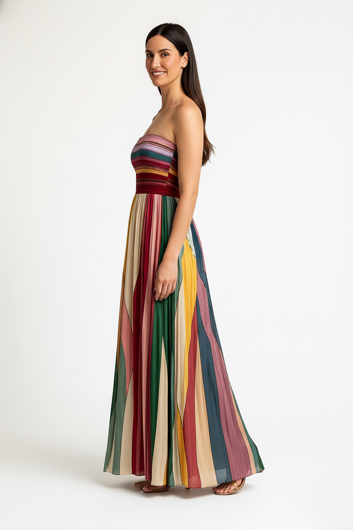 Den Graaf® | Modieuze Kleurrijke Lente Jurk