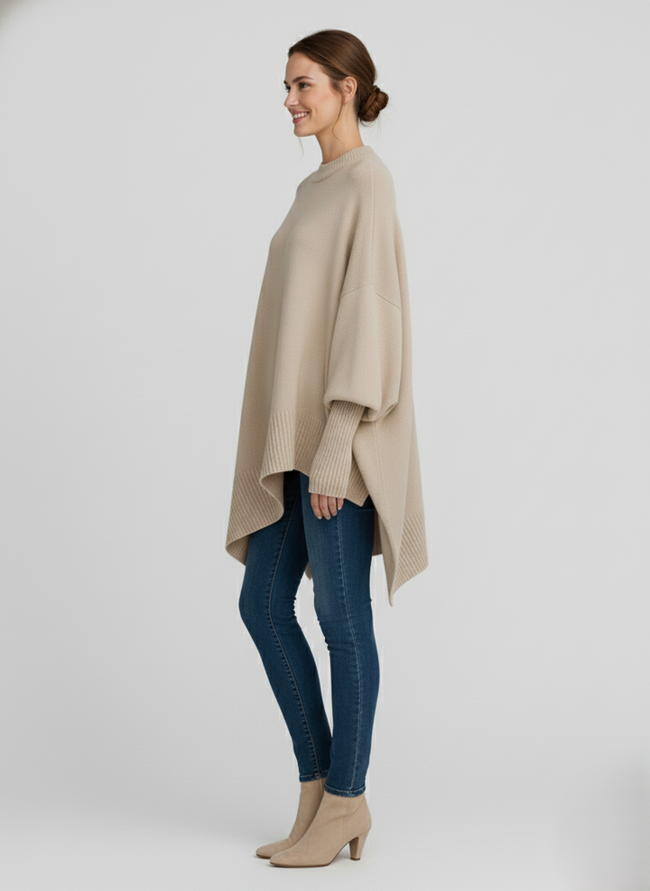 Den Graaf® | Oversized Poncho Sweater