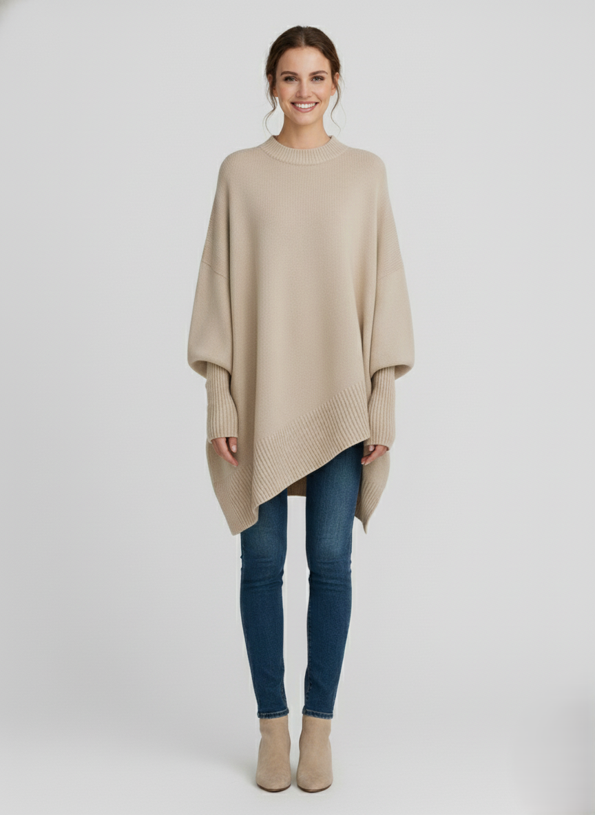 Den Graaf® | Oversized Poncho Sweater