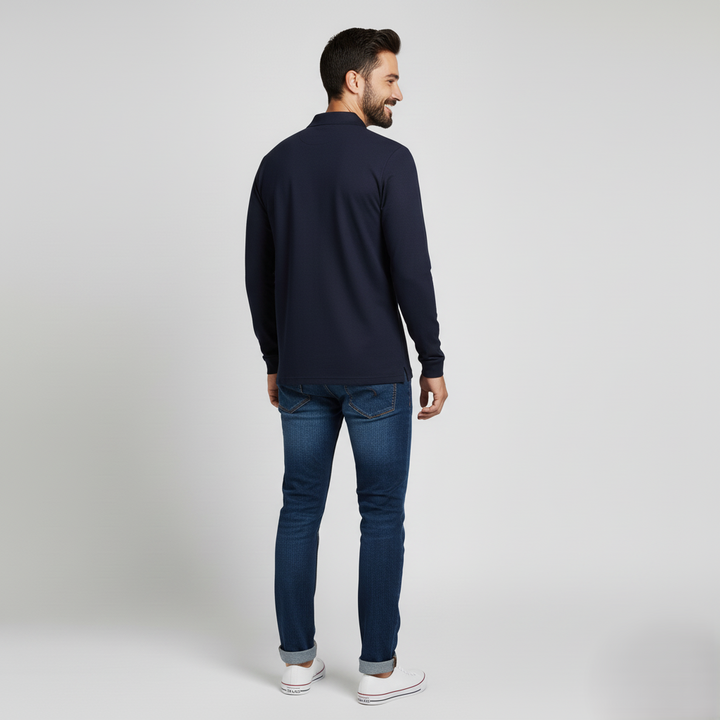 Den Graaf® | Polo met Lange Mouwen