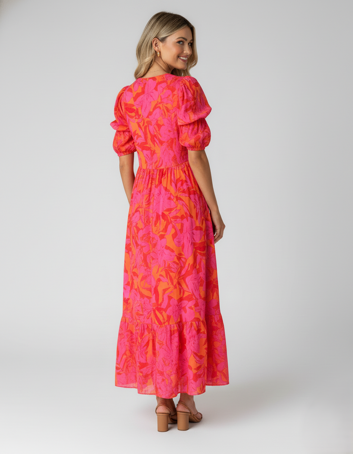 Den Graaf® | ROSE ROOD MAXI DRESS
