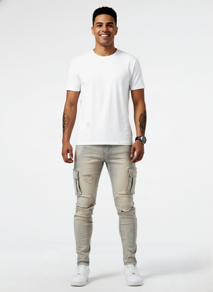 Den Graaf® | Slim Fit Cargo Jeans