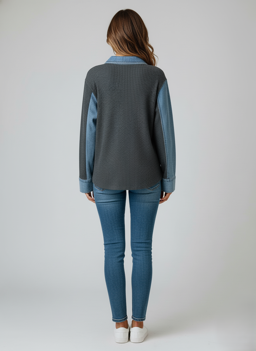 Den Graaf® | Stijlvolle Kleurblok Trui