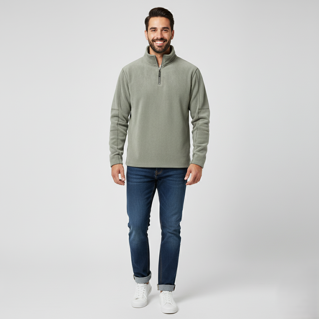 Den Graaf® | Trui Met Kwart Rits