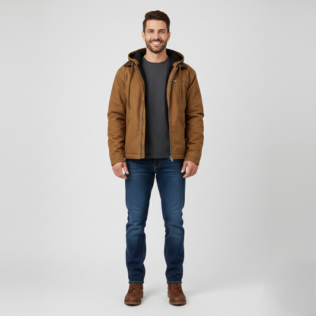 Den Graaf® | Vest met ritssluiting en capuchon