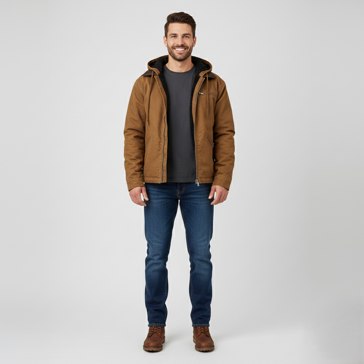 Den Graaf® | Vest met ritssluiting en capuchon