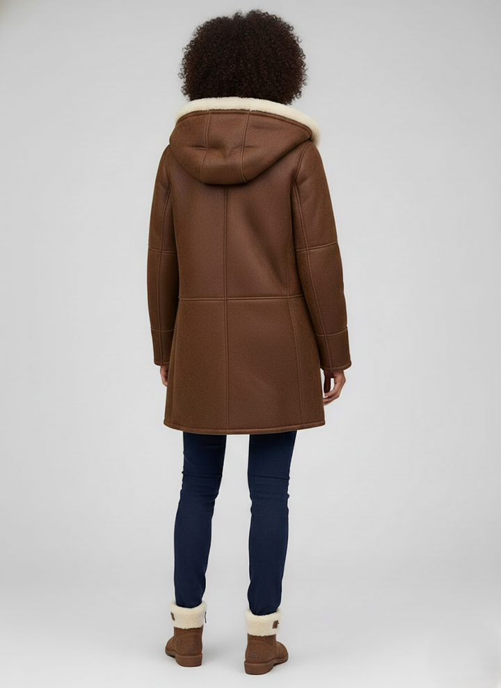 Den Graaf® | Warme, lichtgewicht lange winterjas voor dames