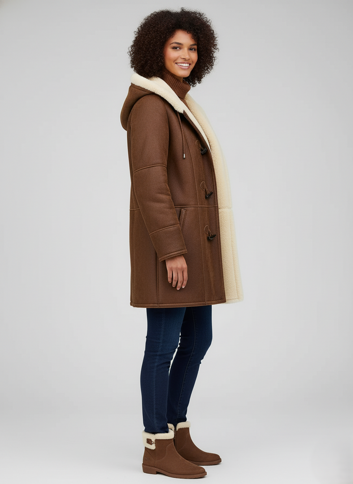 Den Graaf® | Warme, lichtgewicht lange winterjas voor dames