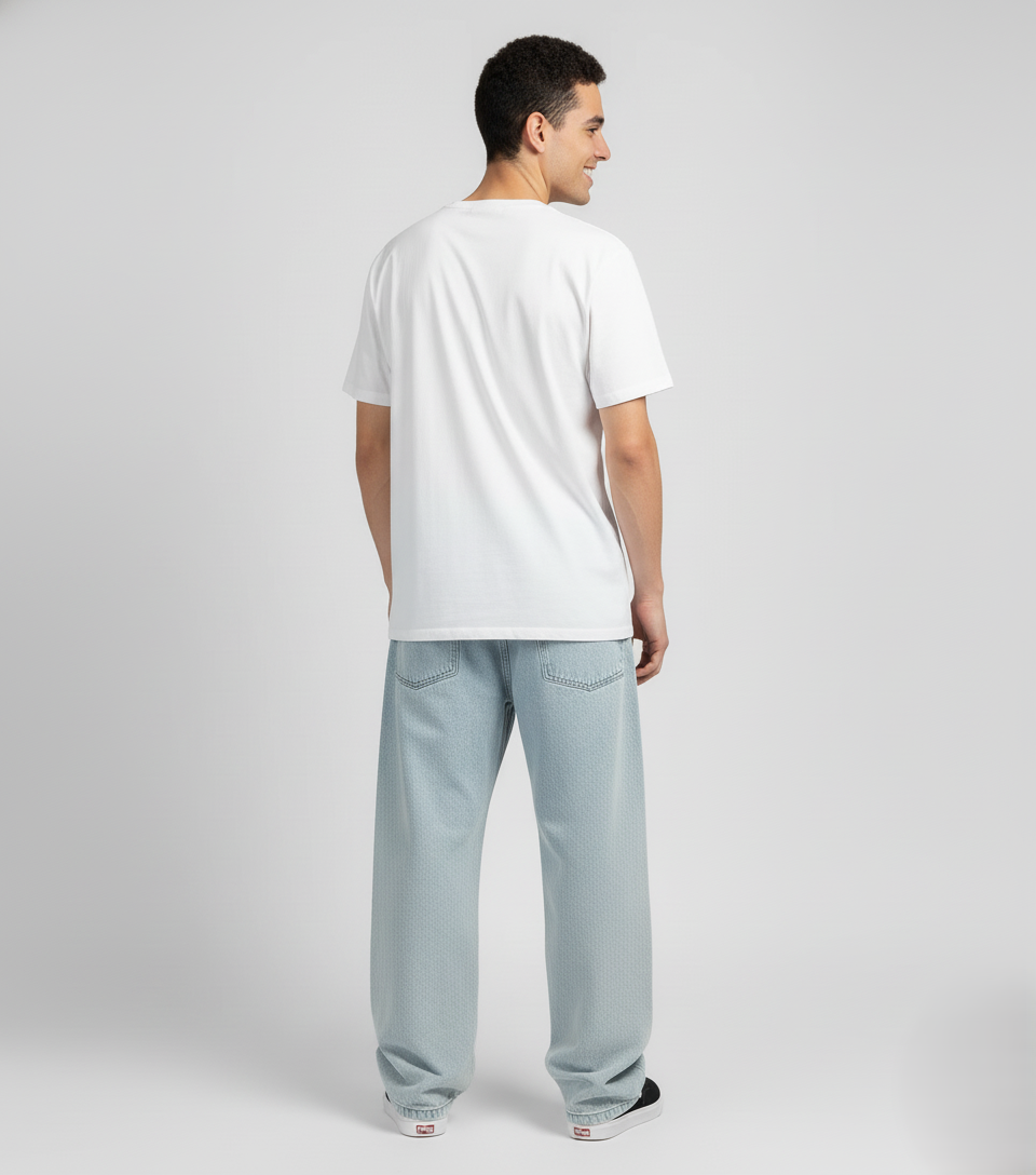 Den Graaf® | Wijde oversized baggy skater stijl spijkerbroek