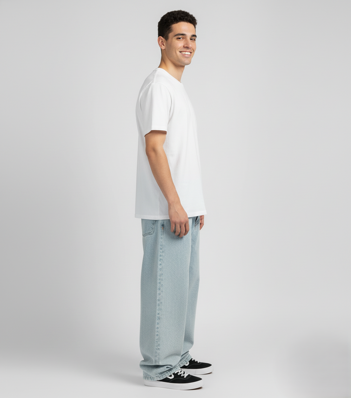 Den Graaf® | Wijde oversized baggy skater stijl spijkerbroek