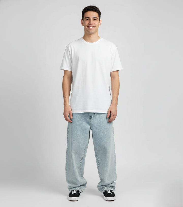 Den Graaf® | Wijde oversized baggy skater stijl spijkerbroek