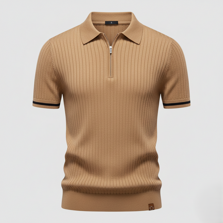 Den Graaf® | Zomerse Polo met Rits