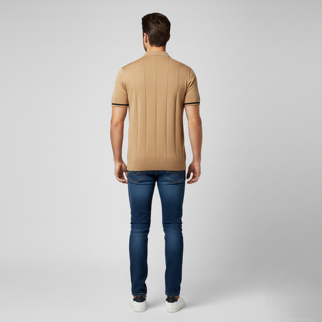 Den Graaf® | Zomerse Polo met Rits