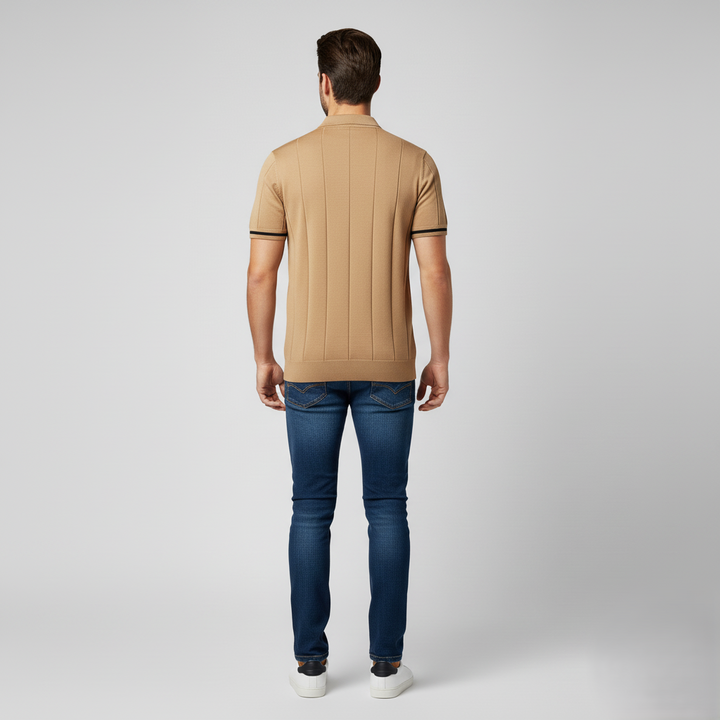 Den Graaf® | Zomerse Polo met Rits