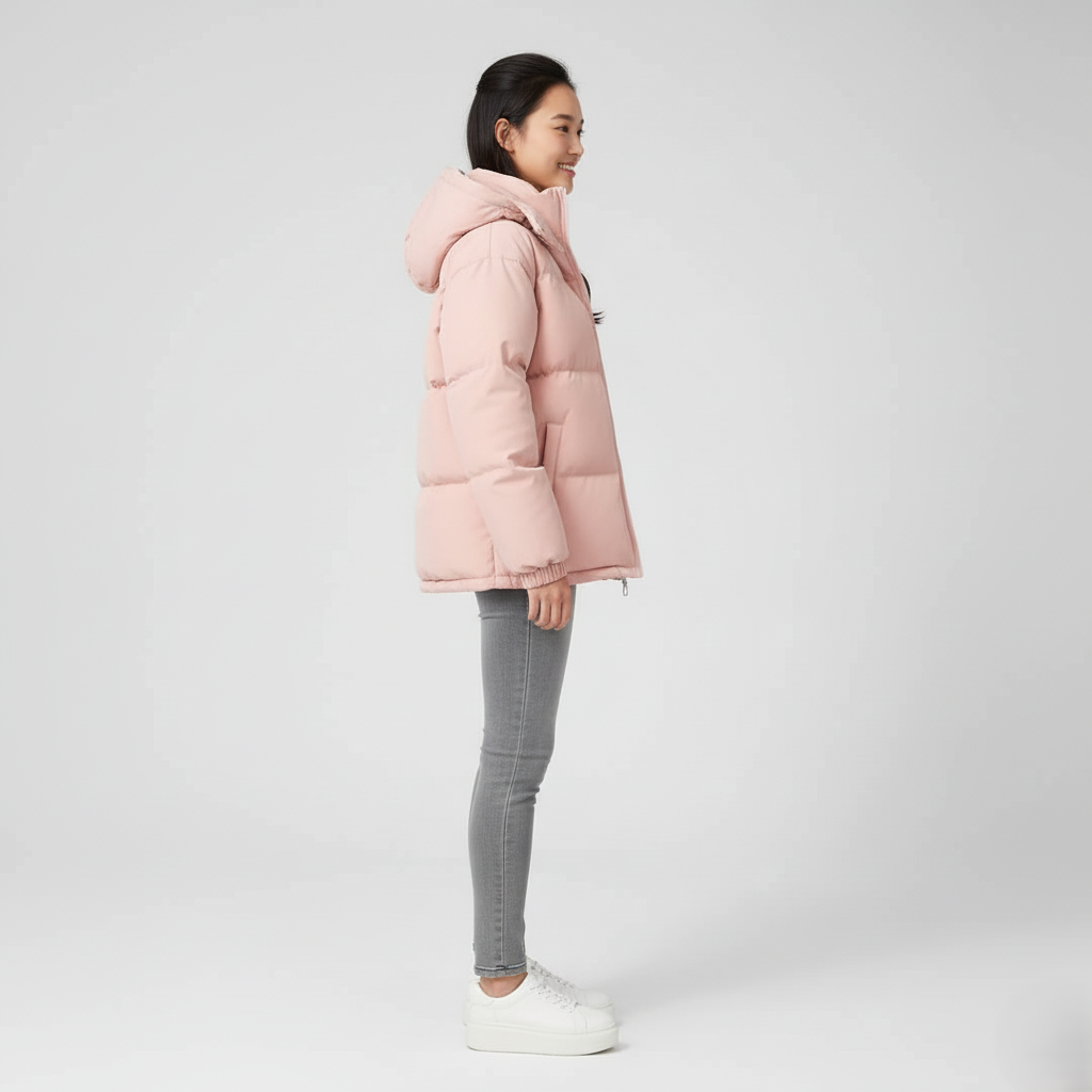 Den Graaf® | gevoerde winterjas met capuchon