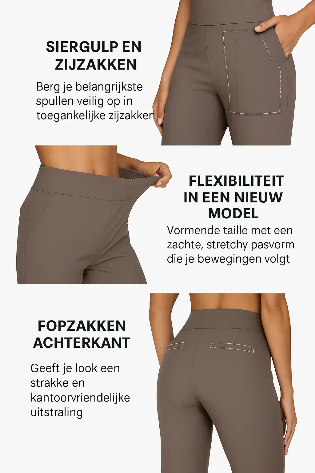 Den Graaf® | Elegante broek in zachte jersey