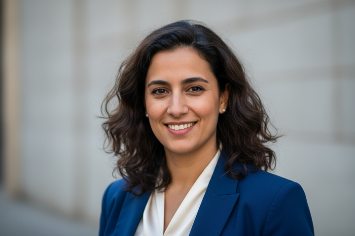 marrokaanse vrouw van 34 jaar profielfoto en kijkt blij